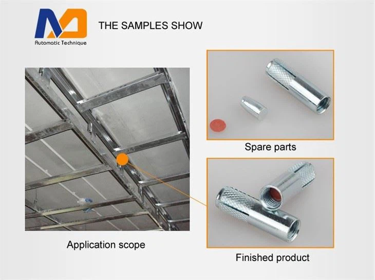 Drop In Expansion Anchor Bolt Assembly Machine